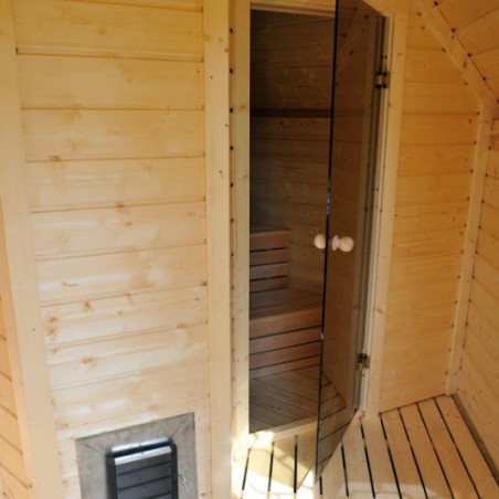 Kota Sauna 9.2 m² avec vestiaire