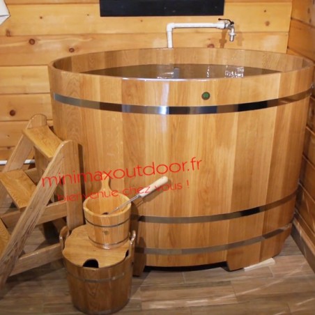 Baignoire en Melèze 0.59 x 1.06 bois naturel