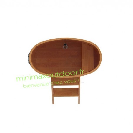 Baignoire en Melèze 0.59 x 1.06 bois naturel