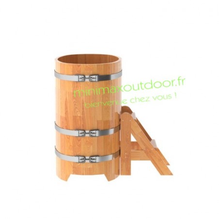 Baignoire en Melèze 0.59 x 1.06 bois naturel