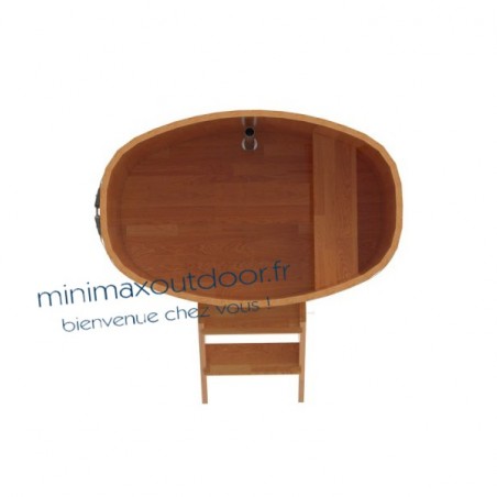 Baignoire en Melèze 0.76 x 1.16 bois naturel