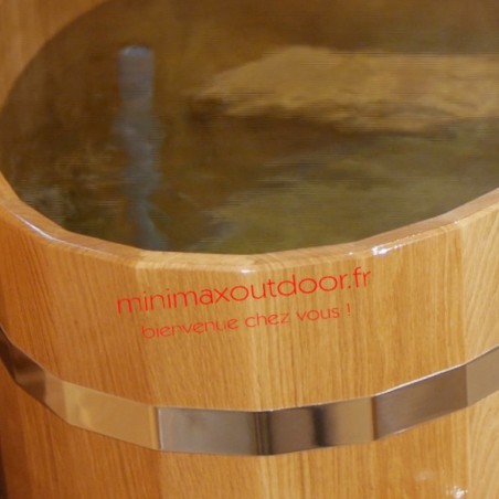 Baignoire en Melèze 0.69 x 1.31 bois naturel