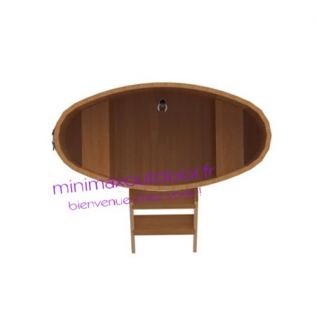Baignoire en Melèze 0.69 x 1.31 bois naturel