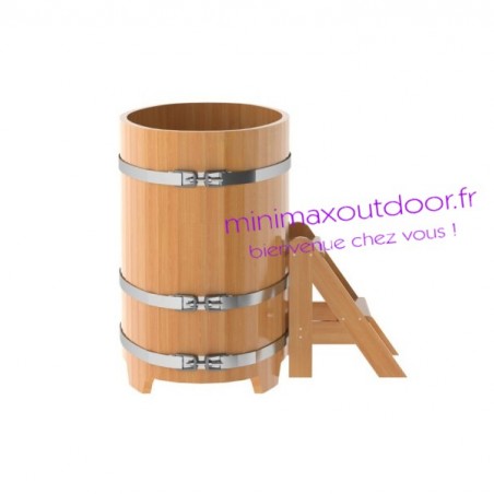 Baignoire en Melèze 0.69 x 1.31 bois naturel