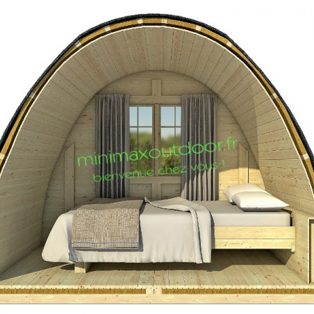 Camping Pod Isolé 2.40 x 4.80 m