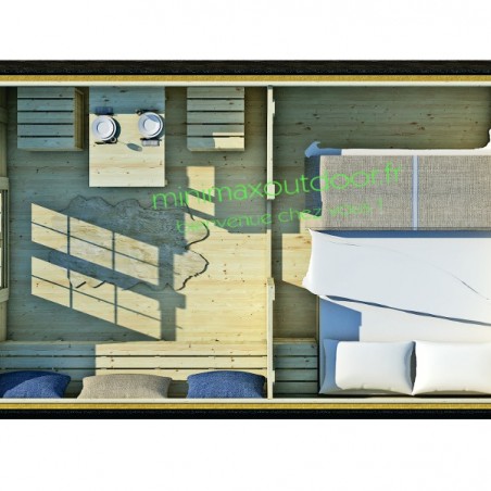 Camping Pod Isolé 2.40 x 4.80 m