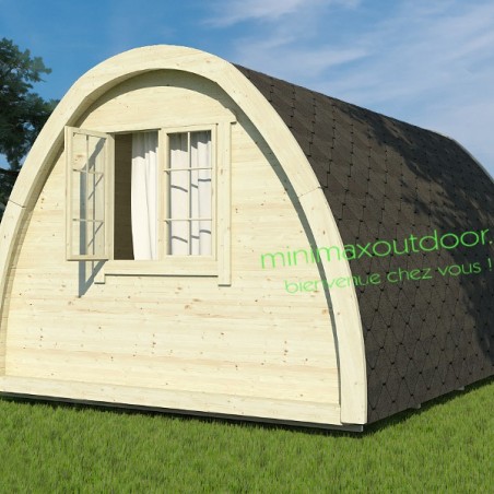 Camping Pod Isolé 2.40 x 4.80 m