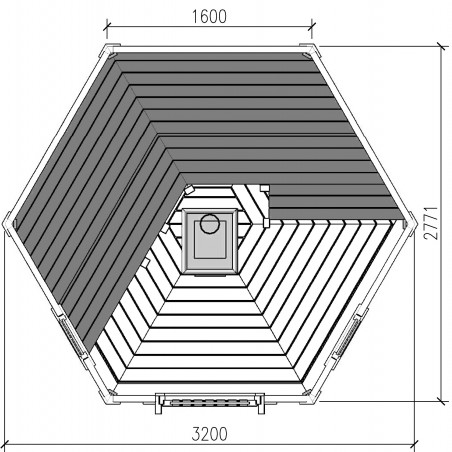 Kota Sauna 7 m²