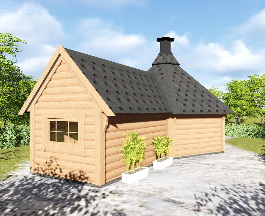 Kota mixte Grill extension Sauna 9.2 m²