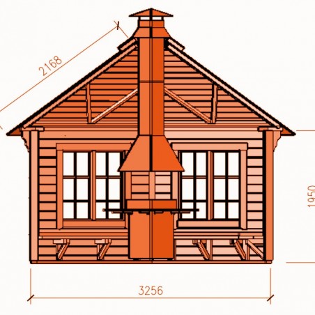 Pavillon Grill 9.2 m²