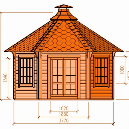 Pavillon Grill 9.2 m²