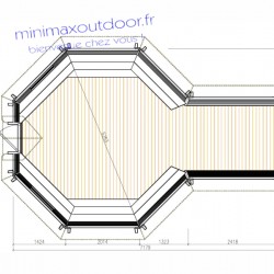 cabane insolite Alsace | Kota grill  | Croquis