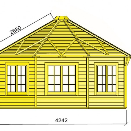 Pavillon Fermé 14.9 m²