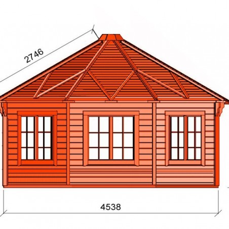 Pavillon Fermé 16.5 m²