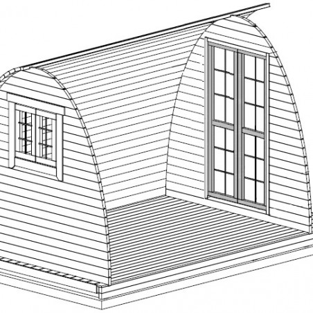Camping Pod 2.40 x 4.00 m