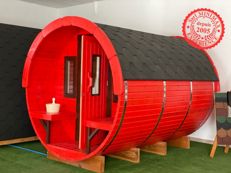 Barrique Sauna 3 m diamètre...