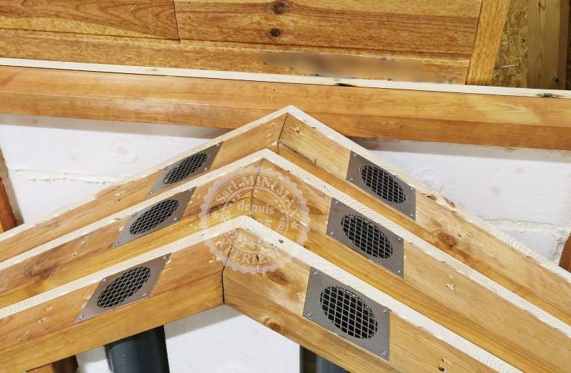 Plancher avec aération...