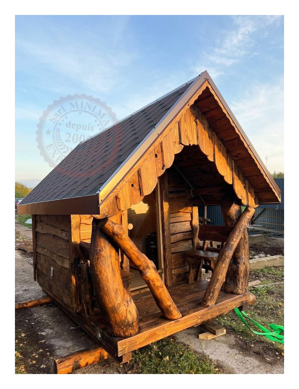Sauna TROLL 2x2 m