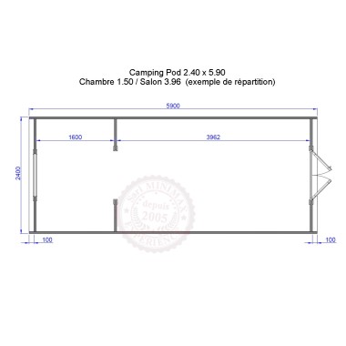 Camping Pod 2.40 x 5.90