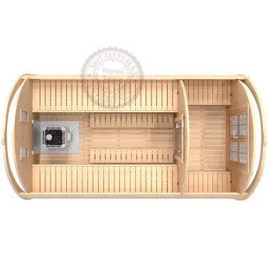 Pod Sauna 2.40 x 4.00 m