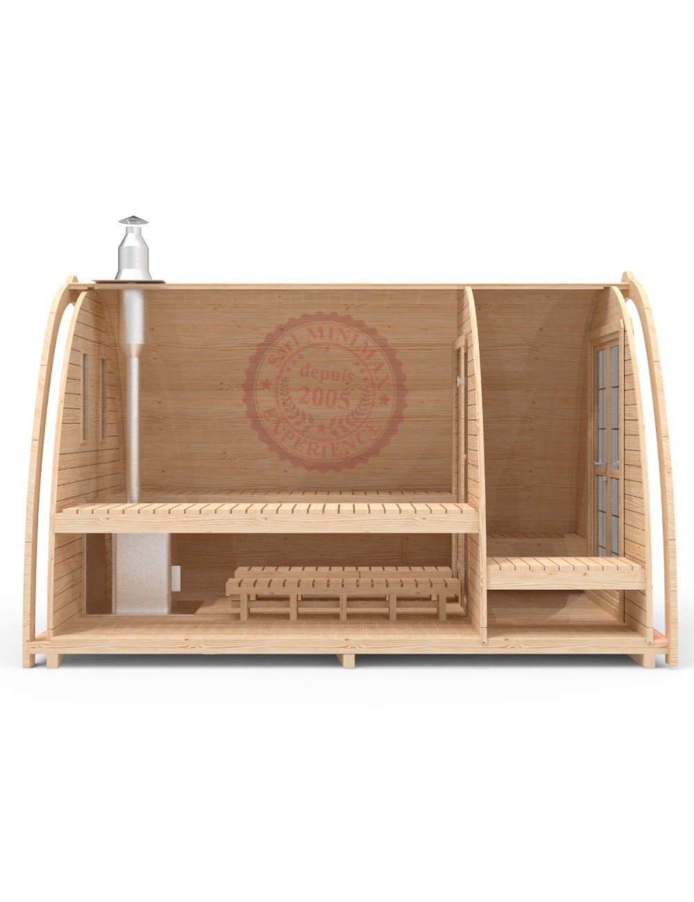 Pod Sauna 2.40 x 4.00 m