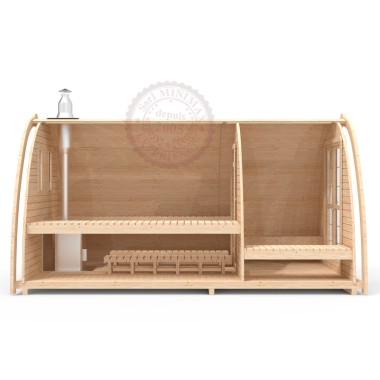 Pod Sauna 2.40 x 4.80 m