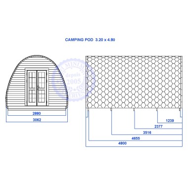 Camping Pod 3.00 x 4.80