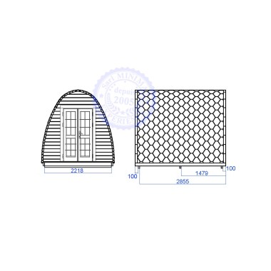 Camping Pod 2.40 x 3.00 m