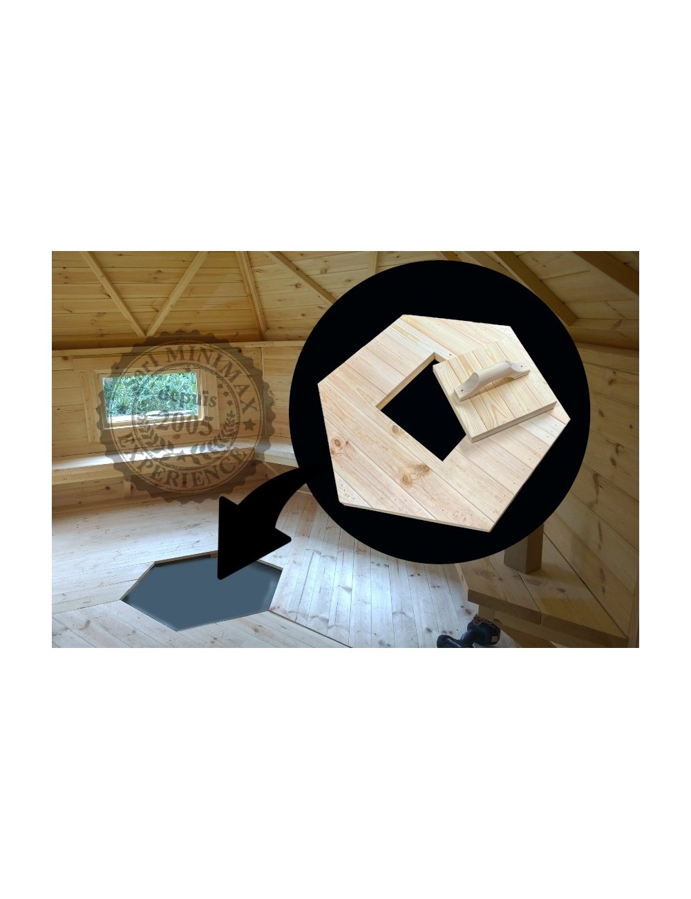 Trappe d'aération pour kota grill