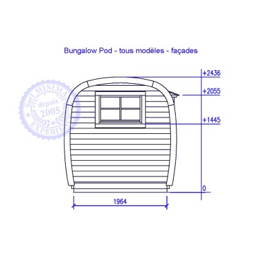 bungalow pod gite insolite Alsace