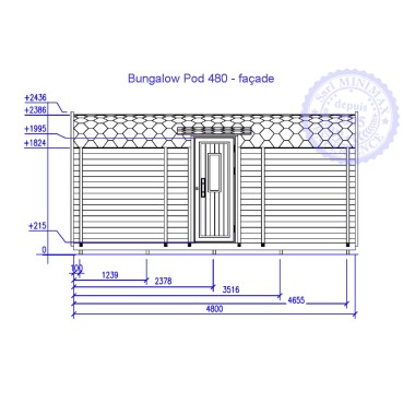 bungalow pod gite minimax