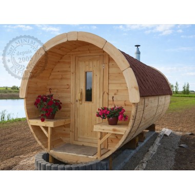 Barrique Sauna 5.90 m diamètre 220