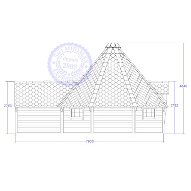 Kota Gite 25 m² + extension 2.50 m isolé