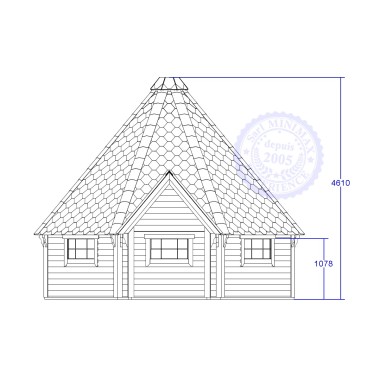 Kota Gite 25 m² + extension 2.50 m isolé
