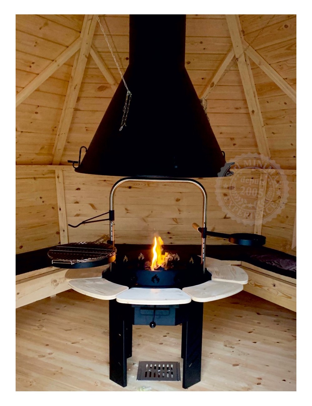 Grand Grill FLAMME pour kota 6 ou 8 cotés