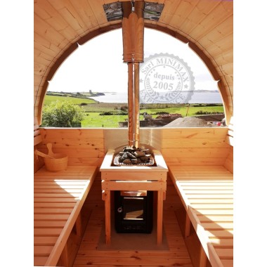 Barrique Sauna 3,50 m diamètre 220