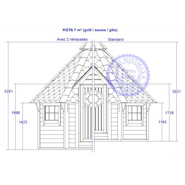 Kota Gite 7 m²  isolé