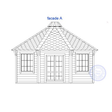 Pavillon Fermé 16.5 m²