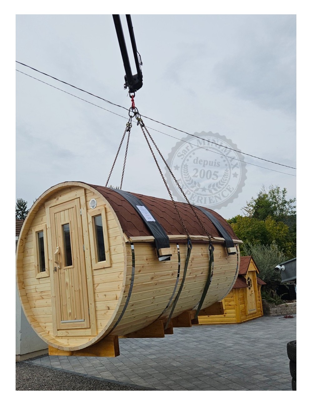 Barrique Sauna 3 m diamètre 220