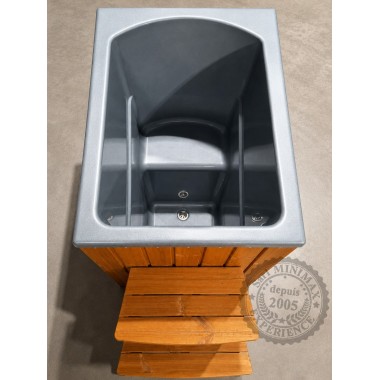 Bain Froid Fibre de Verre Carré