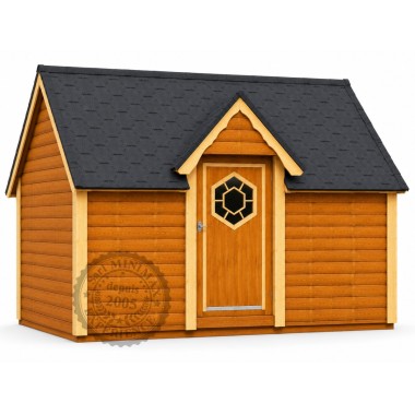 un kota gite rectangulaire, une toiture 2 pans par Minimax !