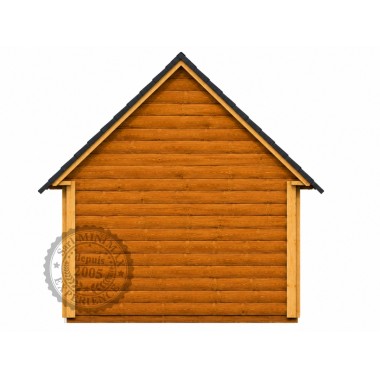 un kota gite rectangulaire, une toiture 2 pans par Minimax !