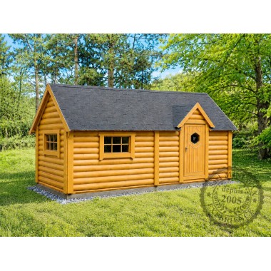 un kota gite rectangulaire, une toiture 2 pans par Minimax !