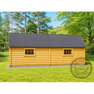 un kota gite rectangulaire, une toiture 2 pans par Minimax !