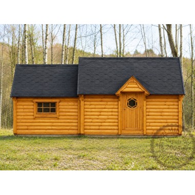 un kota gite rectangulaire, une toiture 2 pans par Minimax !