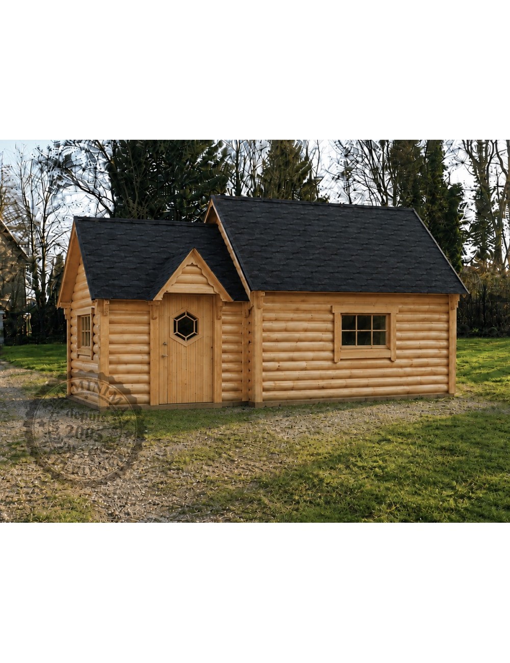un kota gite rectangulaire, une toiture 2 pans par Minimax !