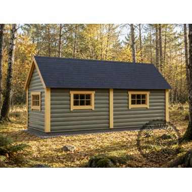 un kota gite rectangulaire, une toiture 2 pans par Minimax !