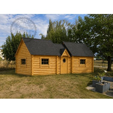 un kota gite véritable maison, une toiture 2 pans par Minimax !