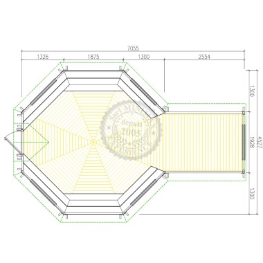 Kota Grill 16.5 m² + extension 1.80 m