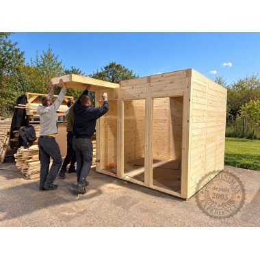 Sauna Initial 2.40 x 2.40 : un sauna confortable qui s'installe partout , par Minimax